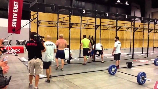 'Chase Prime workout 1 at 2012 Crossfit Games Southeast Regi'