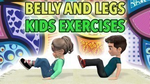 'Kids Workout At Home: Belly and Legs Exercises'