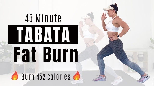 TABATA CIRCUIT FOR FAT LOSS - 45 Minute High Intensity HIIT 