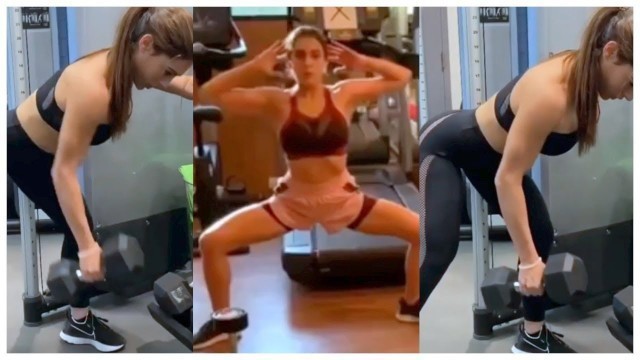 'Sara Ali Khan Hot Workouts Video || Sara\'s Fitness Mantra || Instagram'