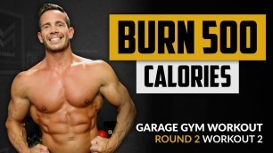 'Burn 500 Calories with this Jump Rope Interval Workout - Garage Gym Workout - Round 2 - Workout 2'