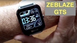 'ZEBLAZE GTS Apple Watch Shaped IP67 Waterproof Bluetooth Call Fitness Smartwatch: Unbox & 1st Look'