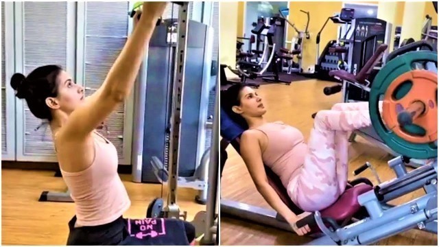'Amyra Dastur HOT and intense workout to maintain fitness | Amyra Dastur Diet Plan & Workout Routine'