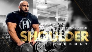 '5 Exercises to Build Bigger Shoulders | Fouad Abiad Shoulder Workout'