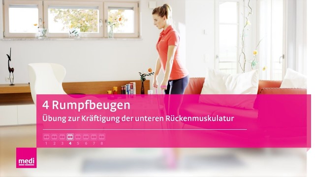 'Rumpfbeugen | Unteren Rücken trainieren – Übungen gegen Rückenschmerzen'