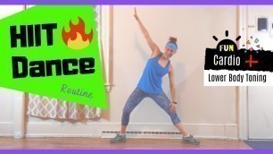 'Pop Zumba HIIT Dance Workout for Leg Toning & FUN! 