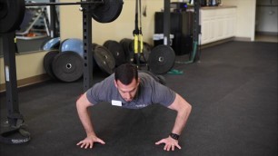 'Atlantic Physical Therapy Center\'s Quick Tip for proper Push up form'