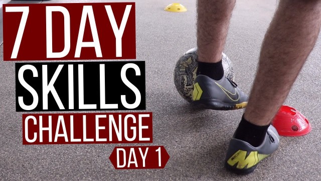 '7 Day Soccer Skills Challenge At Home // Day 1 - Soccer Workouts At Home'