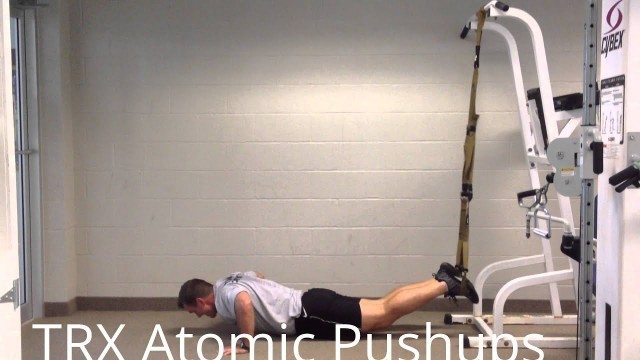 'StewSmith Fitness Library:  TRX Atomic Pushups'