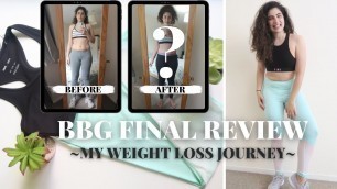 'Kayla Itsines BBG Final Update and Review: Weight Loss Journey And Body Transformation'