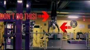 'DON\'T DO THIS IN PLANET FITNESS! Lunk alarm!'
