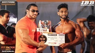 'Fitfactor National Male Fitness Model Results - BodyPower Expo 2019'
