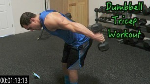 'Intense 5 Minute Dumbbell Tricep Workout'