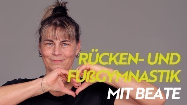 'CLAYS LIVE: Rücken- & Fußgymnastik mit Beate am 18.11.20'
