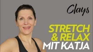 'CLAYS LIVE: Stretch & Relax mit Katja 15.05.2020'