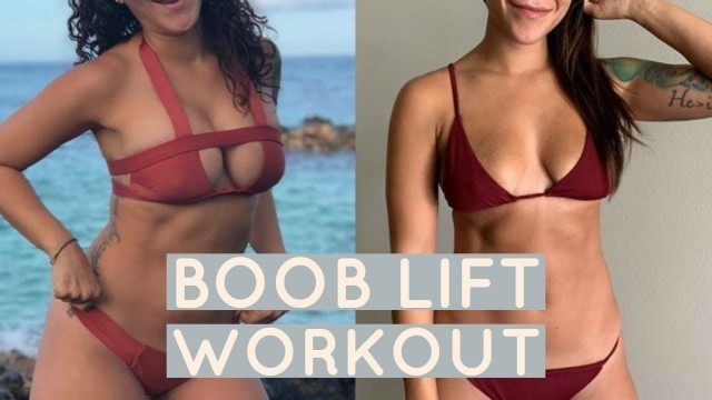'BOOB LIFT WORKOUT | 6 Chest Exercises to Firm & Lift Your Bust at Home'