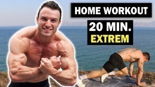 '20 Min. HIIT-Ganzkörper Workout für Zuhause – Sehr Effektiv! | Sascha Huber'