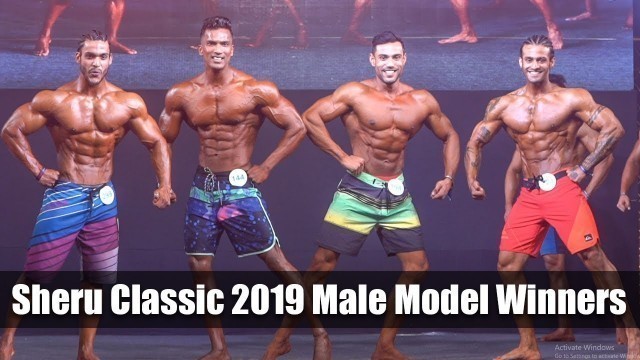 'Sheru Classic 2019 Male Model Winners'