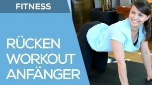 'Rücken Übungen für Anfänger  - 15 min. Fitness Workout'