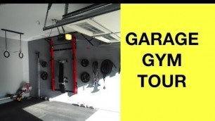 'Home Garage Gym Tour for My Kinobody Workouts (Garage Gym Ideas)'