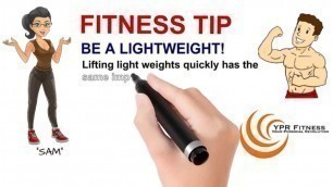 'Fitness Training for men and women Barrie - YPR Fitness tips on lifting weights.'
