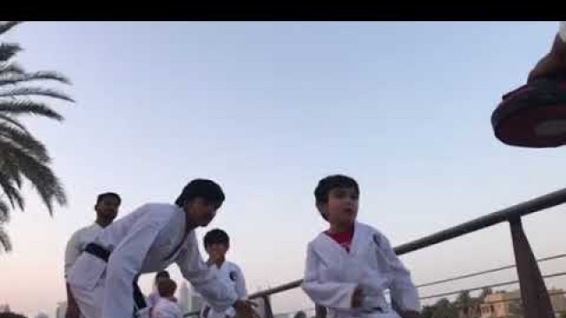 'Dubai karate # fitness training # Golden Fist Karate Club'