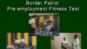 'Border Patrol Agent - Fitness Exam Video'