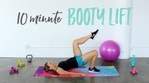 '10 Minute Booty Lift Workout | No Equipment Butt Workout'