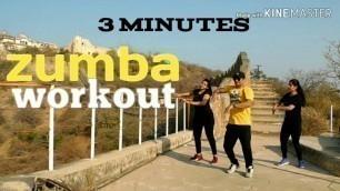 zumba workout for 3 minutes | full body workout | zumba fitness by harish shekhar