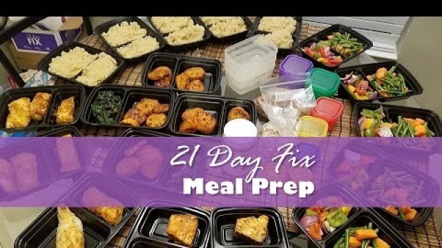 My 21 Day Fix Meal Prep
