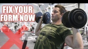 'How to PROPERLY Shoulder Press | 5 Variations for Muscle Gain'