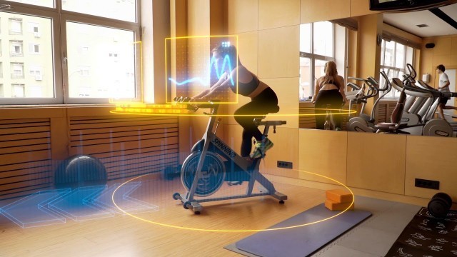 'Put your Gym Fitness logo in this TV/Web Fitness Biking Commercial Video'