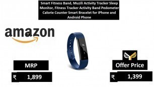 'Smart Fitness Band, Muzili Activity Tracker Sleep Monitor, Fitness'
