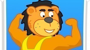 'Lion Family Fitness for Children Cartoon for Kids'