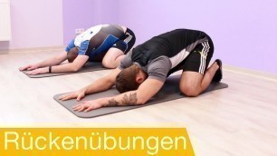 'Rückenschmerzen Übungen ⚡️ Rückentraining für zu Hause'