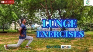 'LUNGE EXERCISE | BENEFITS | PROTOCOLS | TYPES & VARIATIONS | TAMIL / ENGLISH | AMPLE FITNESS'