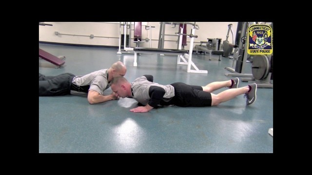 'CT State Police Physical Fitness Assessment: Push-ups'
