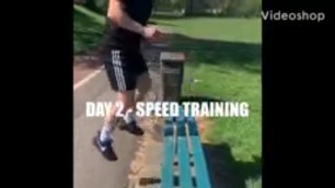8 week football fitness training program - Day 2 - Speed 