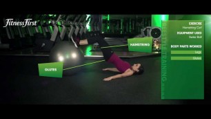 'Fitness First Freestyle exercise - Hamstring Curl - Fitball'