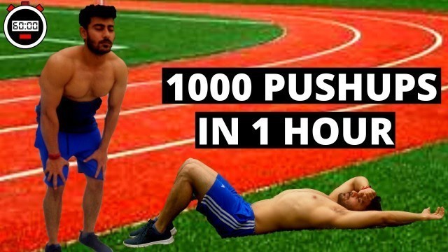 'Bodybuilders try the 1000 Pushup in 1 hour Fitness Test without practice'