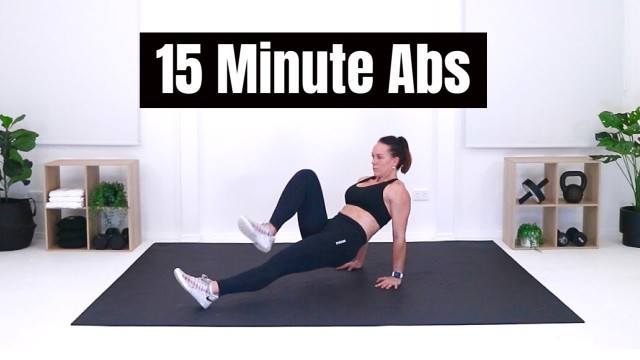 '15 MINUTE HOME AB WORKOUT - Follow Along At Home Ab Circuit'