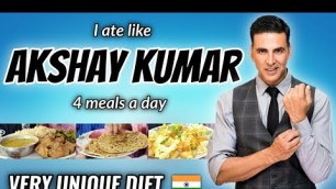 'I Tried \" AKSHAY KUMAR \" Diet plan for a day !! 