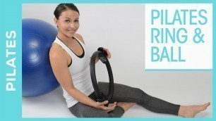 'Pilates Ring Übungen - Kurzes Training für Anfänger'
