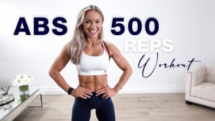 '500 REP ABS WORKOUT at Home | My 10 Favourite Ab Exercises'