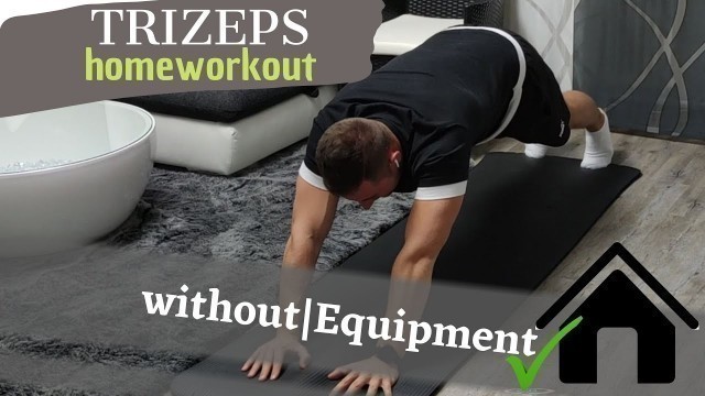 'Trizeps Workout Training für zuhause | Armtraining zuhause | Tricep Workout'