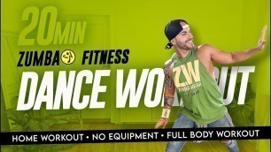 '20 Minute ZUMBA Fitness | Dance Fitness | Home Workout | Full Body/No Equipment Vol. 2'
