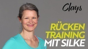 'CLAYS LIVE: Rückentraining mit Silke'