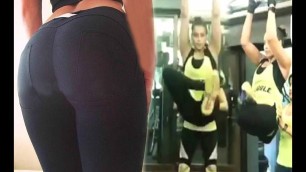 'Bipasha Basu Heavy Workout Video In Gym'