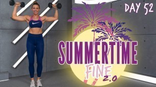 30 Minute Upper Body and Cardio Circuit Workout | Summertime Fine 2.0 - Day 52