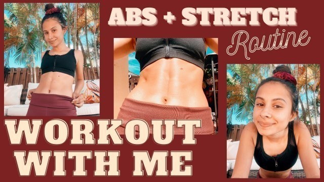 30 day challenge stretch + abs workout routine - from a cheerleader